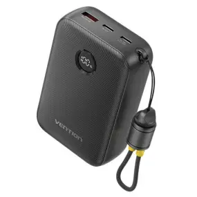 Универсальная мобильная батарея Vention 20000mAh 22.5W Black (FKBB0-C)