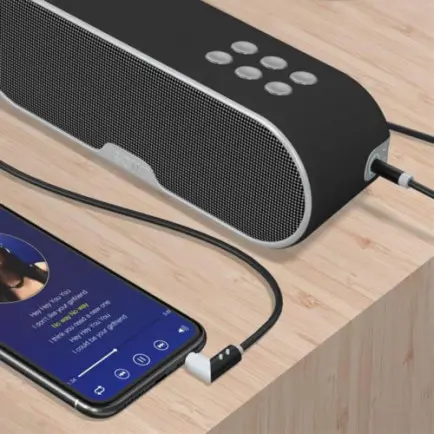 Аудио-кабель SkyDolphin SR09 Rotate Aluminium Connector 3.5 мм - 3.5 мм (M/M)