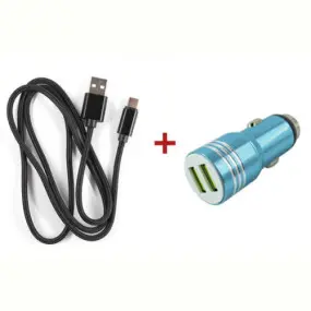 Автомобильное зарядное устройство Dengos (2USB