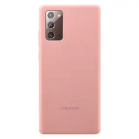 Чохол-накладка Samsung Silicone Cover для Samsung Galaxy Note 20 SM-N980 Copper Brown (EF-PN980TAEGRU)