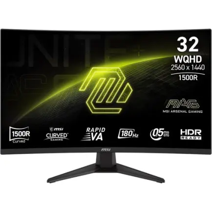 Монитор MSI 31.5" MAG 321CQF E18 VA Black Curved 180Hz