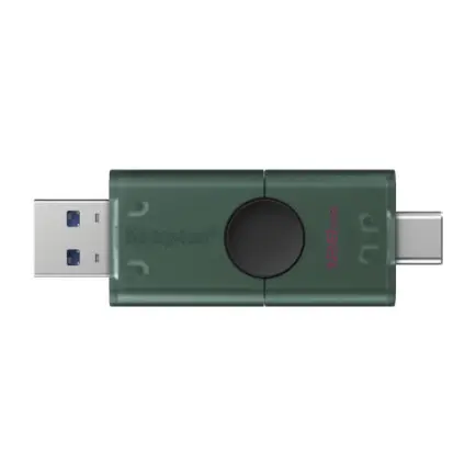 Флеш-накопичувач USB3.2 128GB Type-C Kingston DataTraveler Duo Green (DTDEG2/128GB)