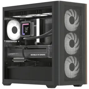 Корпус AeroCool D301A-G-BK-v2 (ACCS-DS03043.11)