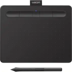 Графический планшет Wacom Intuos S Bluetooth Black (CTL-4100WLK-N)