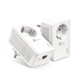 Комплект адаптеров Powerline TP-Link TL-PA7017p KIT (AV2 1000, 1xGE, розетка, 2 pack)