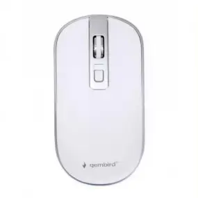 Мишка бездротова Gembird MUSW-4B-06-WS White/Silver