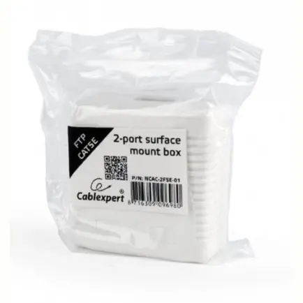 Розетка Cablexpert (NCAC-2F5E-01)