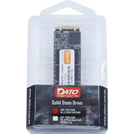 Накопитель SSD  512GB Dato DM700 M.2 SATAIII 3D TLC (DM700SSD-512GB)