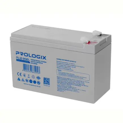 Акумуляторна батарея Prologix 12V 9AH (PL12-9GEL)