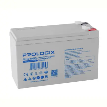 Акумуляторна батарея Prologix 12V 9AH (PL12-9GEL)
