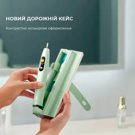 Розумна зубна електрощітка Oclean X Ultra Set Green (OLED)