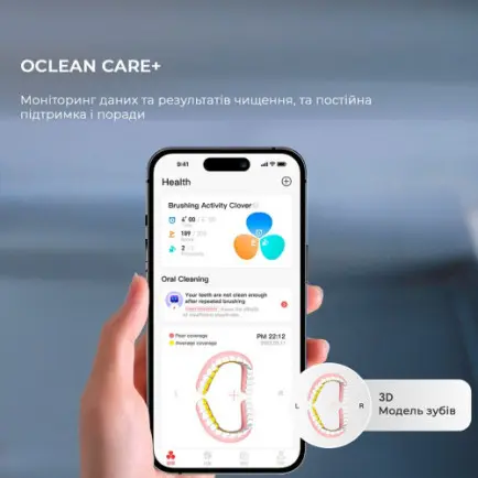 Розумна зубна електрощітка Oclean X Ultra Set Green (OLED)