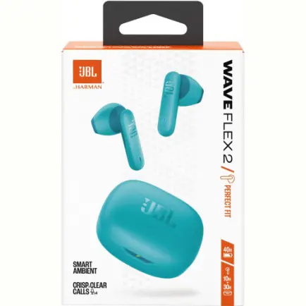 Bluetooth-гарнитура JBL Wave Flex 2 Blue (JBLWFLEX2BLU)