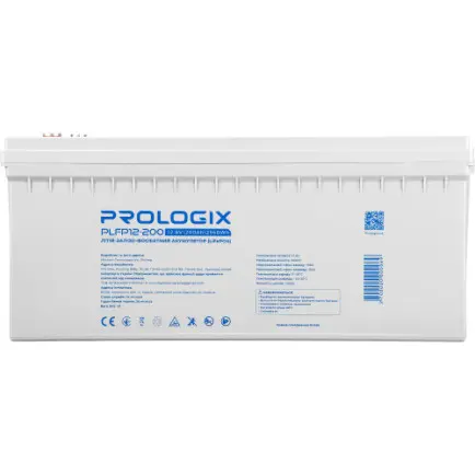 Акумуляторна батарея Prologix 12.8V 200AH 2560Wh (PLFP12-200)