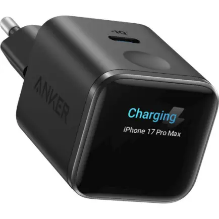 Сетевое зарядное устройство Anker Nano Charger 45W USB-C Smart Display Black (A121DG11)