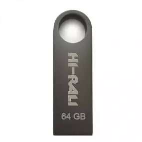 Флеш-накопичувач USB 64GB Hi-Rali Shuttle Series Black (HI-64GBSHBK)