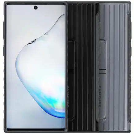 Чехол-накладка Samsung Protective Standing Cover для Samsung Galaxy Note 10 SM-N970 Black (EF-RN970CBEGRU)