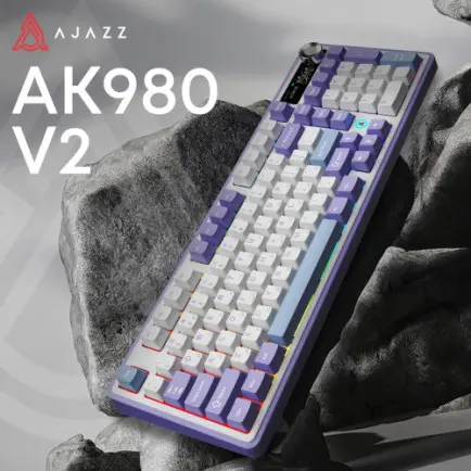 Клавиатура беспроводная Ajazz AK980 V2 Gift Switch V2 White (AK980-V2-G-PWB)