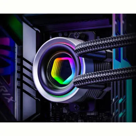 Система водяного охлаждения ID-Cooling FX240 INF, Intel: 1851/1700/1200/1151/1150/1155/1156, AMD: АМ5/АМ4, 276х120х27 мм, 3-pin ARGB/4-pin PWM