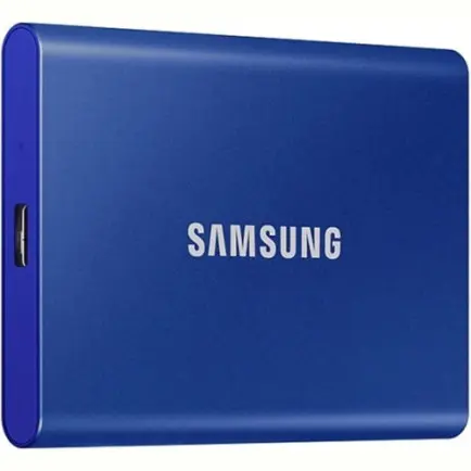 Накопичувач зовнішній SSD 2.5" USB 1.0TB Samsung T7 Indigo Blue (MU-PC1T0H/WW)