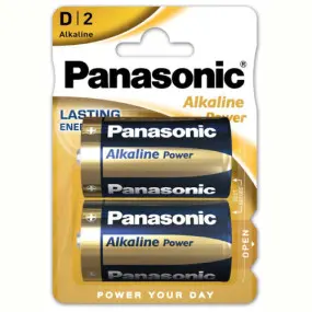 Батарейка Panasonic Alkaline Power D/LR20 BL 2 шт (2955)