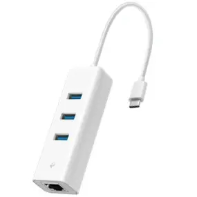 Мережевий адаптер TP-Link UE330C (USB-C 3.0, 10/100/1000Mbps, 3xUSB 3.0 HUB)