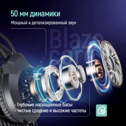 Гарнітура СolorWay BlazeCore RGB Black (CW-HPG03BK)