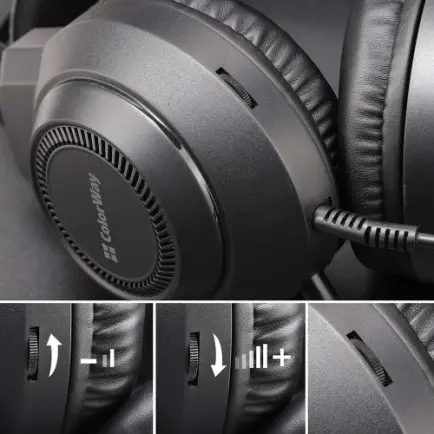 Гарнітура СolorWay BlazeCore RGB Black (CW-HPG03BK)