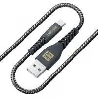 Кабель Luxe Cube Kevlar USB-microUSB, 1.2м, черный (8886668686242)