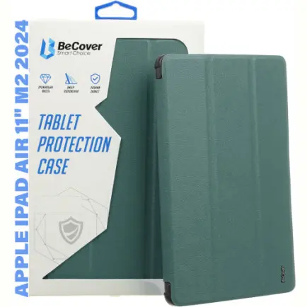 Чeхол BeCover Smart Case для Apple iPad Air 11" M2 2024 Dark Green (711385)