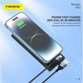 Кабель Foneng X92 4-in-1 (60W)
