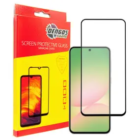 Защитное стекло Dengos для Samsung Galaxy A56 5G SM-A566 Black Full Glue (TGFG-388)