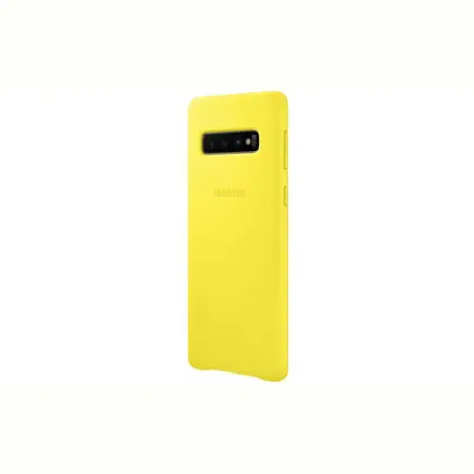Чехол-накладка Samsung Leather Cover для Samsung Galaxy S10 SM-G973 Yellow (EF-VG973LYEGRU)