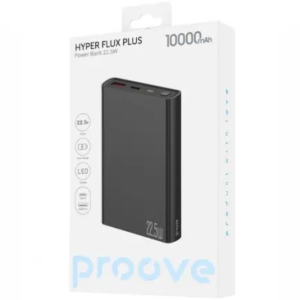 Универсальная мобильная батарея Proove Hyper Flux Plus 22.5W 10000mAh White (PBF122120002)