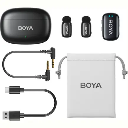 Микрофон BOYA mini-18 TRS for camera Black