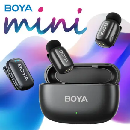 Микрофон BOYA mini-18 TRS for camera Black