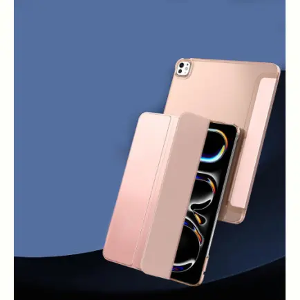 Чeхол-книжка BeCover Tri Fold Hard для Apple iPad Pro 13" M4 2024 Pink (711732)