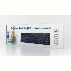 Клавиатура Gembird KB-UML3-01-UA Ukr Black