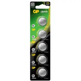 Батарейка GP CR2025 3B Lithium 5шт (CR2025-U5)