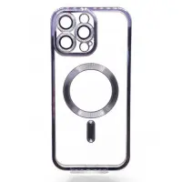 Чохол-накладка BeCover TPU Chrome Case MagSafe для Apple iPhone 16 Pro Purple (7..