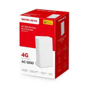 Беспроводной маршрутизатор Mercusys MB130-4G (AC1200, 4G/LTE, 1xFE LAN, 1xFE WAN)