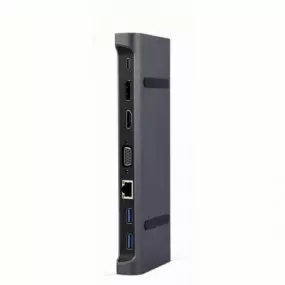 Док-станція Cablexpert USB-C 9-в-1 (A-CM-COMBO9-02)