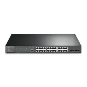 Коммутатор TP-Link SG3428MP (24xGE PoE+, 4xSFP, 1xconsole, 1xmicroUSB console, Omada, L2, max PoE 384W)