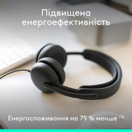 Гарнітура Logitech Zone Wired 2 USB Graphite (981-001619)