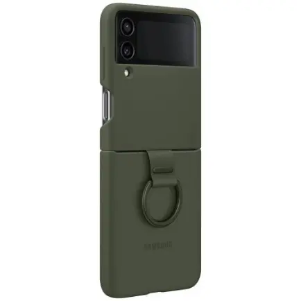 Чохол-накладка Samsung Silicone Cover with Ring для Samsung Galaxy Flip 4 SM-F721 Khaki (EF-PF721TGEGUA)