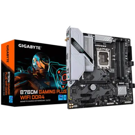 Материнская плата Gigabyte B760M Gaming Plus WiFi DDR4 Socket 1700