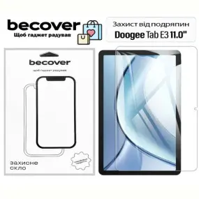 Защитное стекло BeCover для Doogee Tab E3 11.0" (713713)