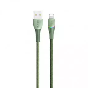 Кабель Usams US-SJ541 USB - Lightning, 1.2 м, Green (SJ541USB03)