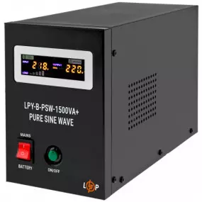 Джерело безперебійного живлення LogicPower LPY-B-PSW-1500VA+ (1050Вт)