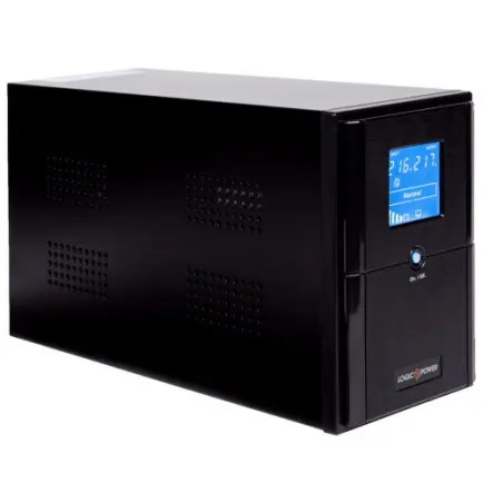 ИБП LogicPower LPM-UL1250VA, Lin.int., AVR, 3 x евро, USB, LCD, металл